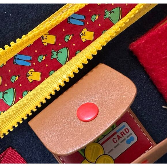 KENLEY Busy Board For Toddlers\Alzheimers Montessori Sensory Felt Activity Board - Picture 5 of 8